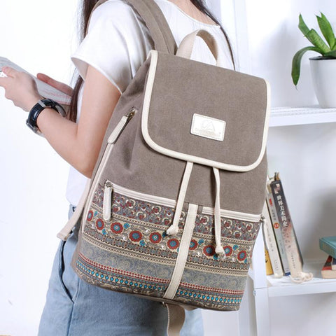 Retro Stylish Travel Backpack