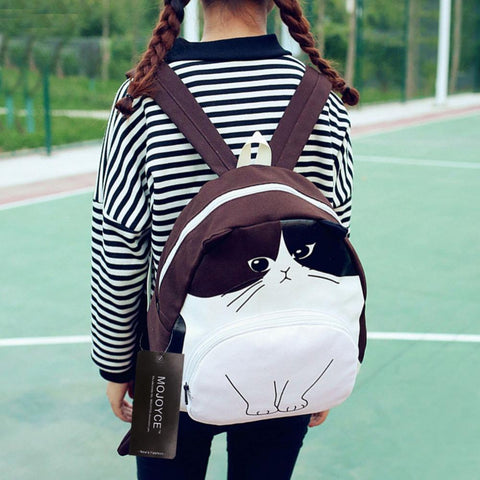 Lovely Cat Printing Backpack