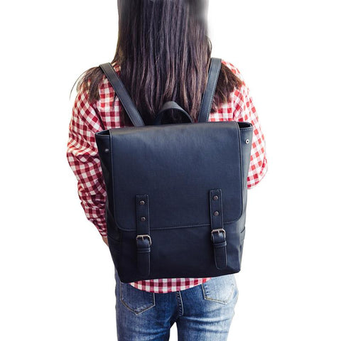 Vintage PU Leather Backpacks