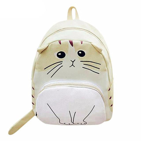 Lovely Cat Printing Backpack