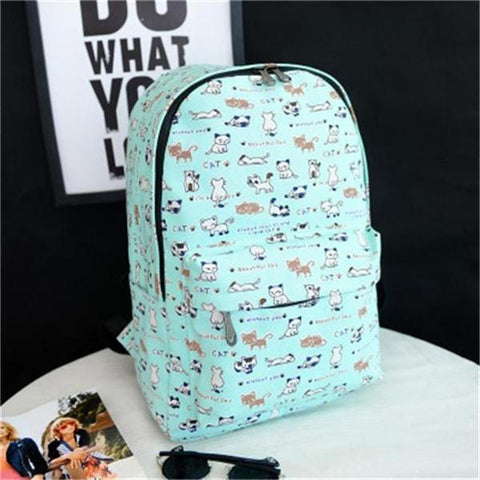 Fashion Canvas Women Backpack