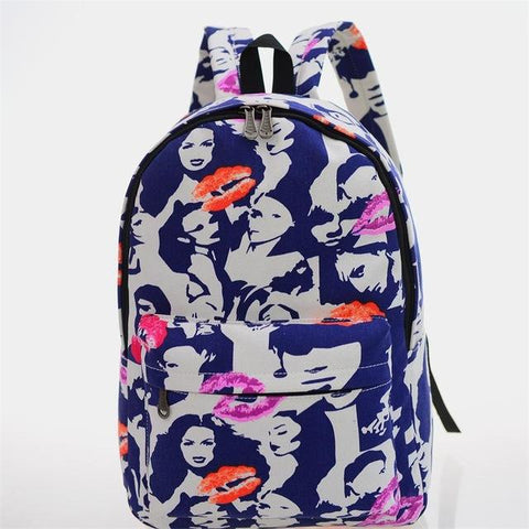 Fashion Canvas Women Backpack