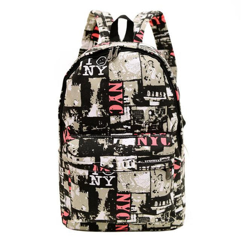 Fashion Canvas Women Backpack