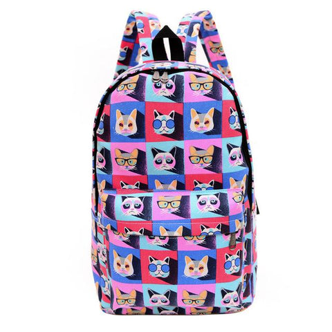 Fashion Canvas Women Backpack