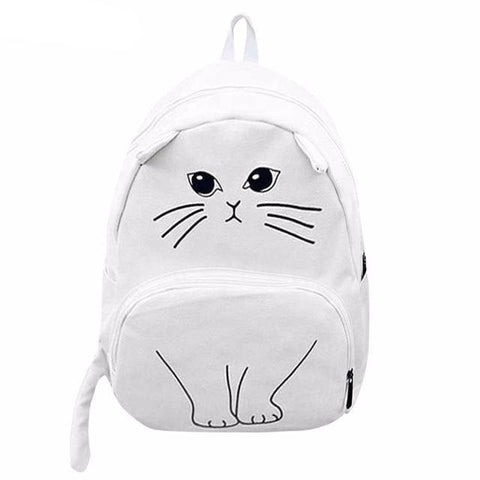 Lovely Cat Printing Backpack